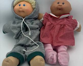 Two Cabbage Patch Dolls