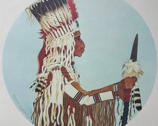 Jerry Ingram 18 950 Blackfoot Chiefs Signed Lithograph Set