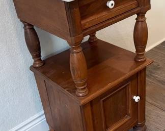 Antique French Bedside Table