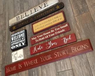 Collective Wooden Signs