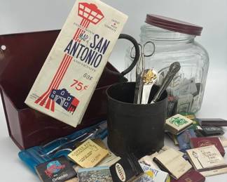 Vintage Collection of Matches and Stationary Misc.