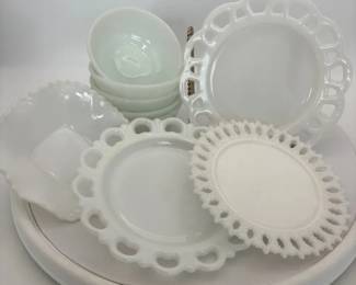 Milk Glass Collection