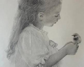 Jennie Tomao Stephanopoulos Pencil Lithograph 50 200 Framed w  COA