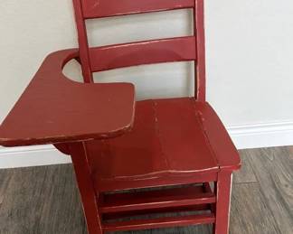 Vintage Wooden School Desk