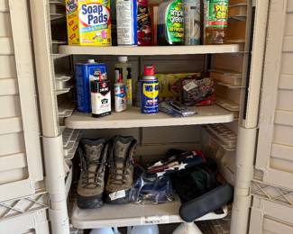 collection of cleaning supplies