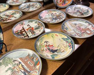 Collection of Asian plates
