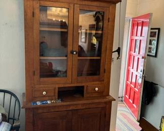 Curly Maple Cupboard
