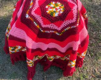 This is a unique round one in vibrant colors