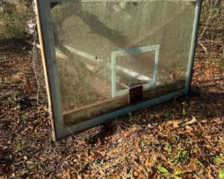 Gymnasium size basketball back board