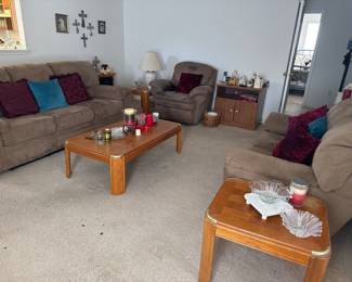 Recliner, Reclining Couch and Loveseat