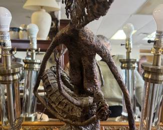 Modern Brutalist Art Sculpture