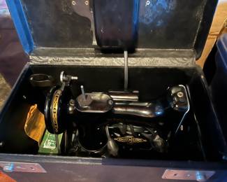 And this is the other Singer Featherweight sewing machine.