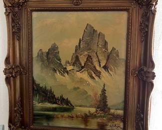 This is an oil painting, with the signature: "Wilmer".