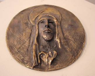 Maye Torres Head Of Christ Bronze