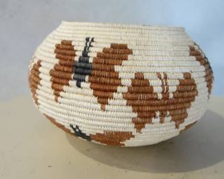 Tri-Color Seri Indian Butterfly Basket 