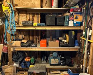 Buffer, Nail Gun, Misc Tools