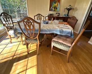 Vintage dining table set