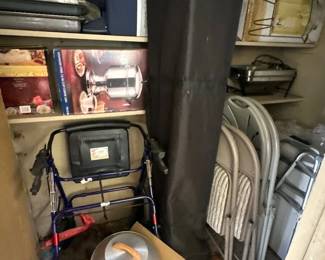 Folding chairs & party supplies