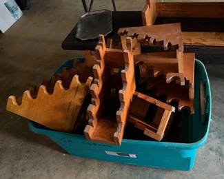 Handmade gun or knife display stands