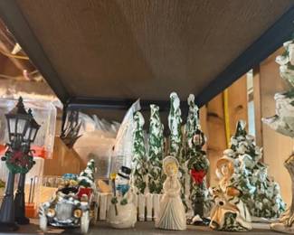 Miniature Christmas sceene decor