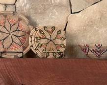Woven african baskets