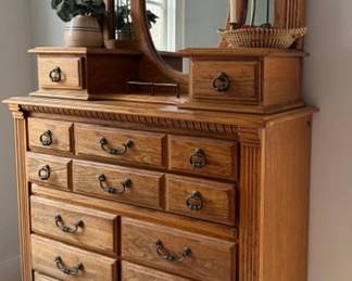 American Drew Mirrored dresser