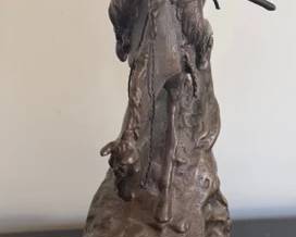 Remington Mountain Man bronze sculpture
