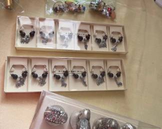 wine charms, pewter woodland animals wine bottle stoppers