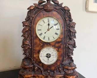 Lenzkirch Vienna regulator mantle clock,hand carved