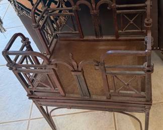 Cast iron magazine rack