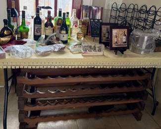 Bar and cocktail items,modular wine racks