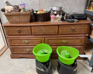 Dog stuff  ball throwers, toys, large bones,leashes, harnesses, etc.