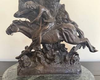 Remington  The Horse Thief bronze sculpture