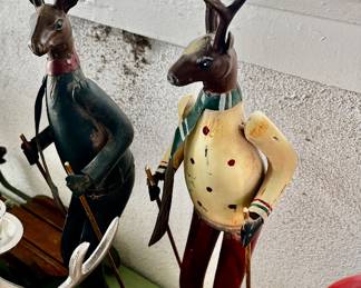 A absolute fav!!Skiing  reindeers