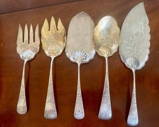 American Eastlake serving set