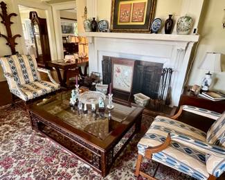 Antiques and beautiful rugs  Add character!