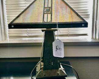 Arts and crafts lamp (as is)