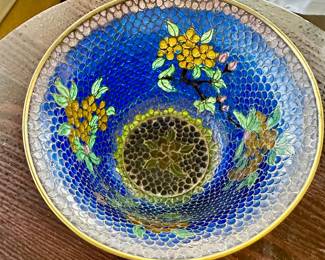 plique a jour  nice size bowl