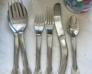 Cool flatware set stainless Franciscan Holland.