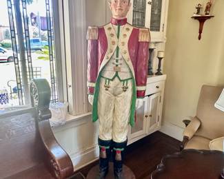 He's quite the Dandy   Life Size wood carving.  