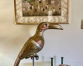 Love this mixed metal Toucan