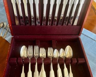 Sterling service for 12