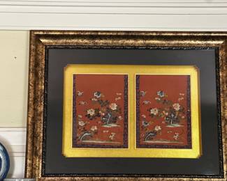 Chinese framed embroidery