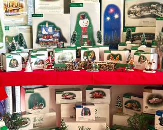 Tons of Department 56 villages Christmas & Halloween!