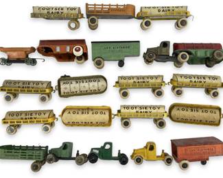 20pc Tootsie Toy Tin Car Collection