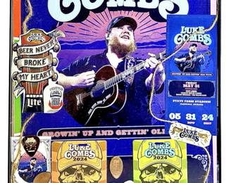 Memorabilia Luke Combs "Growin' Up & Old"Tour