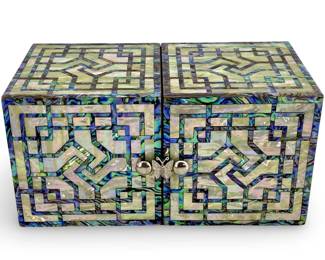 Mother of Pearl Lacquer Wood Drawer