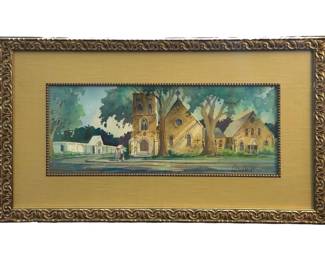 Signed Heinsehmidt Watercolor Painting