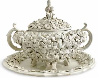 Antonio Zen Nove Italian Porcelain Lidded Dish