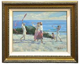 Signed Don Hatfield Canvas Serigraph